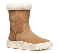 Geox J Laquinny Girl WPF Bottes Hautes au Genou, Cognac, 39 EU