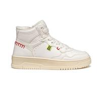 Geox J Lestrella Girl Basket, Blanc, 39 EU