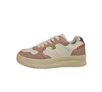 Geox J Lestrella Girl Baskets Blanc/Rose 34 EU, Rose Blanche., 34 EU