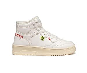 Geox J Lestrella Girl Baskets Blanches 36 EU, Blanc., 36 EU