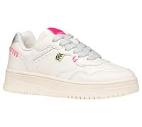 Geox J Lestrella Girl C Basket, Lt Ivory Silver, 39 EU