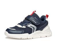 Geox J Loftus Boy B Basket, Navy/Red, 25 EU