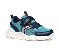 Geox J Loftus Boy B Basket, Sky/Navy, 32 EU