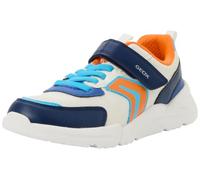 Geox J Loftus Boy B Baskets Blanc/Azure, 31 EU