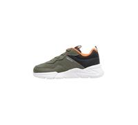 Geox J Loftus Boy C Basket, Military/Black, 33 EU