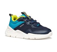 Geox J Loftus Boy C Basket, Navy/Turquoise, 29 EU