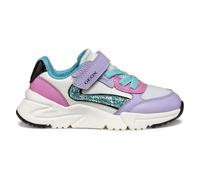 Geox J Loftus Girl A, Basket Fille, Lilac/Turquoise,