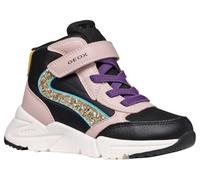 Geox J Loftus Girl D Basket, Noir, 30 EU
