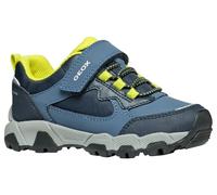 Geox J MAGNETAR Boy B ABX Basket, Bleu/Jaune, 24 EU