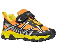 Geox J MAGNETAR Boy B ABX, Basket garçon, Black/Lt Orange,