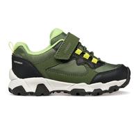 Geox J MAGNETAR Boy B ABX Baskets Style Militaire/Vert Taille 24 EU