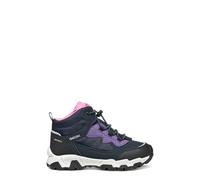 Geox J Magnetar G. B ABX Basket, Bleu Marine Violet, 28 EU