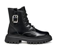 Geox J MAQUINNENS Bottines pour fille Noir Taille 35 EU, Noir, 35 EU