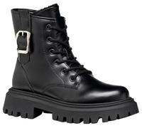 Geox J Maquinnens Girl Bottines à la Cheville, Noir, 38 EU