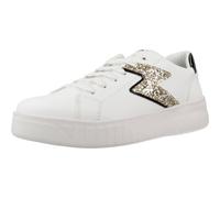 Geox Baskets J Mikiroshi Girl A pour Fille, White Black, 37 EU