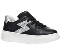 Geox J MIKIROSHI Girl A Basket, Black/Silver, 29 EU