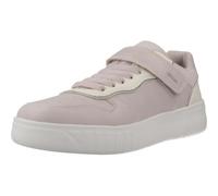 Geox J MIKIROSHI Girl A, Basket Fille, Dove Grey/Lt Ivory,