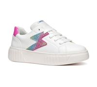 Geox J MIKIROSHI Girl A Basket, White/Multicolor, 33 EU