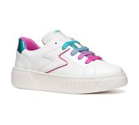 Geox J MIKIROSHI Girl A Basket, White/Multicolor, 39 EU