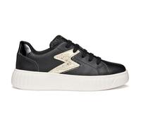 Geox J Mikiroshi Girl Basket, Black Lt Gold, 31 EU