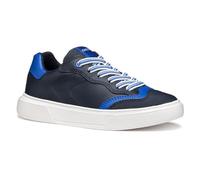 Geox J NETTUNO Boy A, Basket garçon, Navy/Royal,