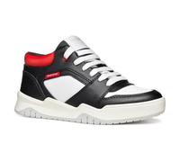 Geox J Perth Boy A Basket, Black/Red, 39 EU
