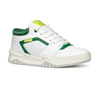 Geox J Perth Boy A, Basket garçon, White/Green,