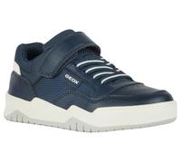 Geox J Perth Boy E Basket, Bleu Marine/Blanc, 32 EU
