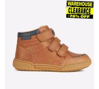 Geox J Poseido Jeunes Garçons Mi-Bottes Mode Designer Décontractées Marron