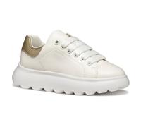 Geox J PUFFYPOP Girl A Basket, White/Platinum, 30 EU