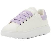 Geox J Puffypop Girl A Basket, White Lilac, 36 EU