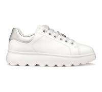 Geox J PUFFYPOP Girl A Baskets Blanc/argenté Taille 37 EU