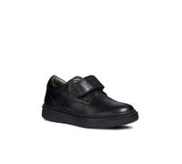GEOX J Riddock B. G - Chaussure homme cuir noir à scratch, talon plat 26