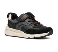 Geox J ROONER Boy D Basket, Noir/Blanc, 35 EU