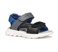 Geox J Sandal AIRADYUM BO, Black/Royal, 35 EU