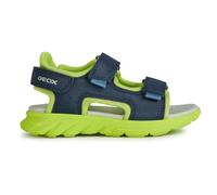 Geox J Sandal Airadyum Bo, Bleu Marine/Citron Vert, 26 EU