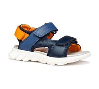 Geox J SANDAL AIRADYUM BO, Sandale garçon, Navy/Orange,