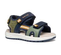 Geox J Sandal ALBEN Boy A, Sage/Navy, 32 EU