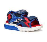 Geox J Sandal CIBERDRON B, Navy/Red, 32 EU