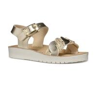 Geox J SANDAL COSTAREI GI, Sandale fille, Platinum,