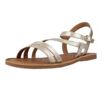Geox J SANDAL EOLIE GIRL, Sandale fille, Platinum,