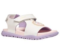 Geox J Sandal Fusbetto Gi, White Lilac, 32 EU