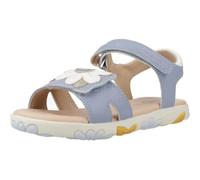 Geox J Sandal Haiti Girl, Lt Avio/White, 27 EU