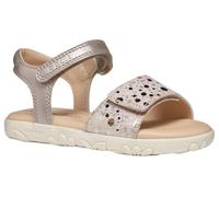 Geox J Sandal Haiti Girl, Lt Rose/Platinum, 28 EU