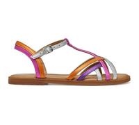 Geox J Sandal Karly Girl, Argent Fuchsia, 30 EU