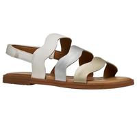 Geox J Sandal Karly Girl, Blanc/Argent, 38 EU