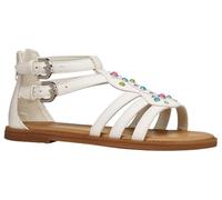 Geox J Sandal Karly Girl, Blanc Multicolore, 36 EU