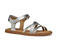 Geox J SANDAL KARLY GIRL, Sandale fille, SILVER,