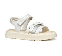 Geox J SANDAL KODETTE GIR, Sandale fille, White/Silver,