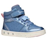 Geox J Skylin Girl B Basket, DK Sky/LT Coral, 26 EU